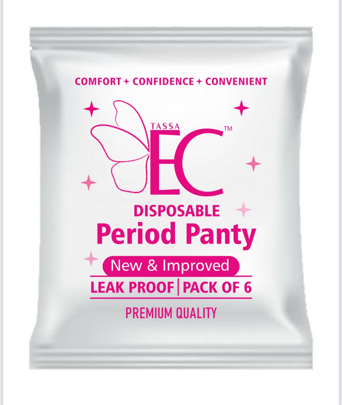 Disposable Period Panty,Pack of 6